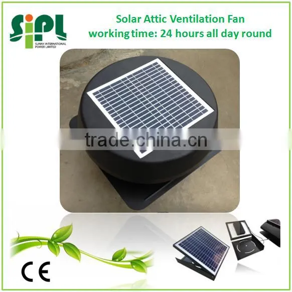 Solar Vent 12 Inch Exhaust Fan Factory Supply Solar Attic Fan Ventilator photo-2