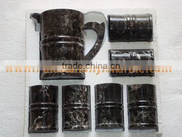 UNIQUE MARBLE WATER SETS AND GLASSES photo-4