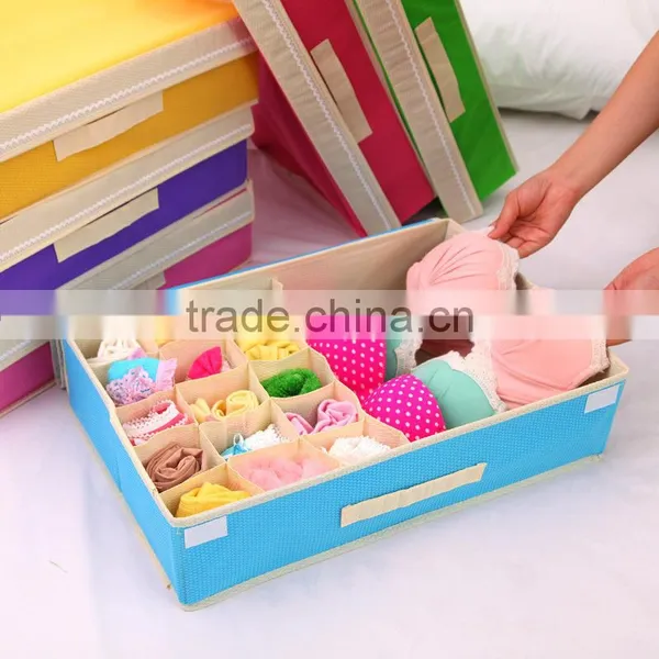 Q1079 Multifunctional Folding Underwear Storage Box