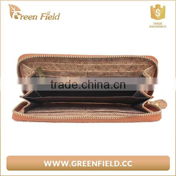 New Design Women Cork Wood Wallet Eco-friendly Cork Wallet for Ladies photo-5
