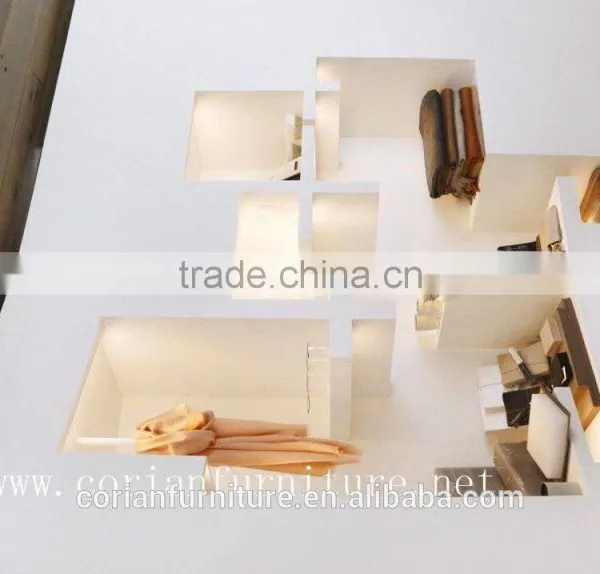 Acrylic Solid Surface Corian Modular Designed Shop Display Furniture photo-3