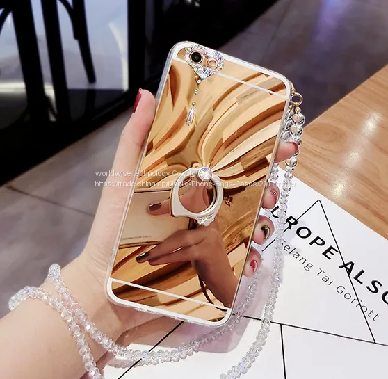 Silicone Cell Phone Shell Housing diamond Mobile Phone Cases for IPhone7/7Plus/6/6s/6plus/6splus Soft Tpu Cover Case photo-3