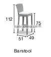 Contemporary Bar Stools Padded photo-6
