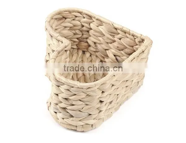 Water Hyacinth Heart Storage Gift Basket photo-2