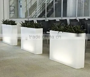 L60'' * W20'' *H40'' LED Lighted Flower Vase Planter Pot With Rechargeable Battery photo-2