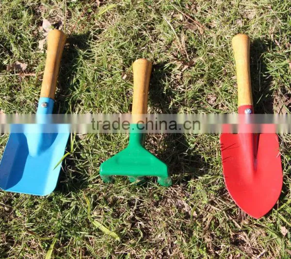 Welcome BADI Wooden Handle Mini Kids Garden Tool Set photo-3