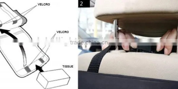 Car Seat Back Organizer Multi-Pocket Travel Storage Bag photo-4
