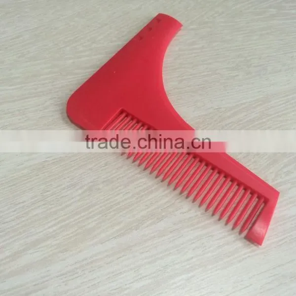 2016 Amazon Best Selling Colorful Beard Trimmer Template Beard Comb photo-3