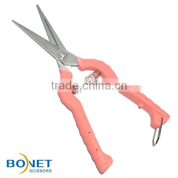 SGA0013 8-1/4" Agricultural Tools Garden Spring Frorist Scissors photo-2