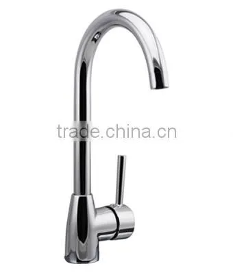 Single Handle Electroplating Kitchen Sink Faucet photo-2