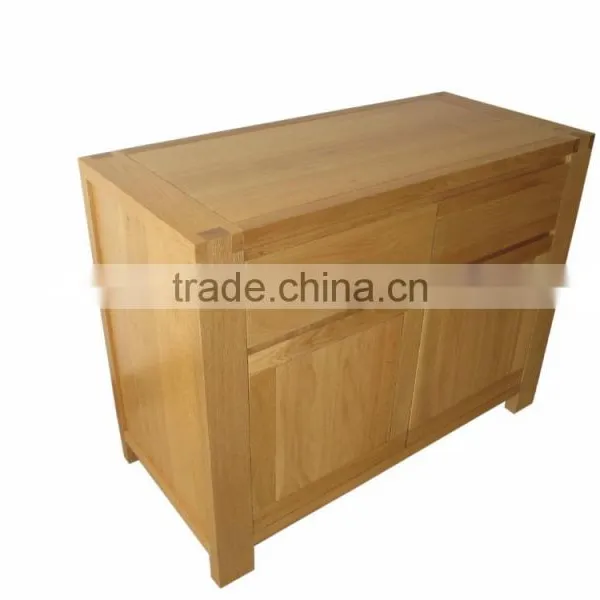 2 Doors 2 Drawer Solid Wood Shoes Cabinet photo-4