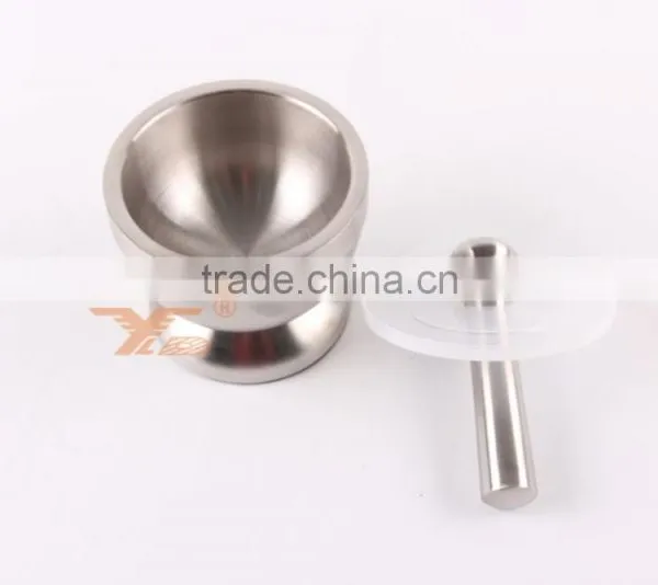 High Quality Stainless Steel Herbs Mill Mortar and Pestle photo-3