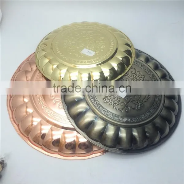 Hot Sale High Quality Decorative Stainless Steel Tray for Wedding photo-5