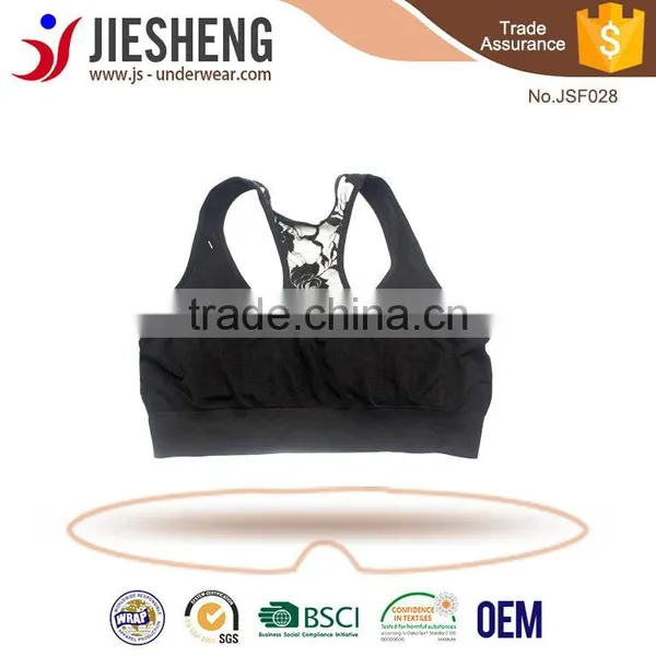 Wholesale Massage Pad Sport Yoga Wireless Bra With Sexy Lace photo-2