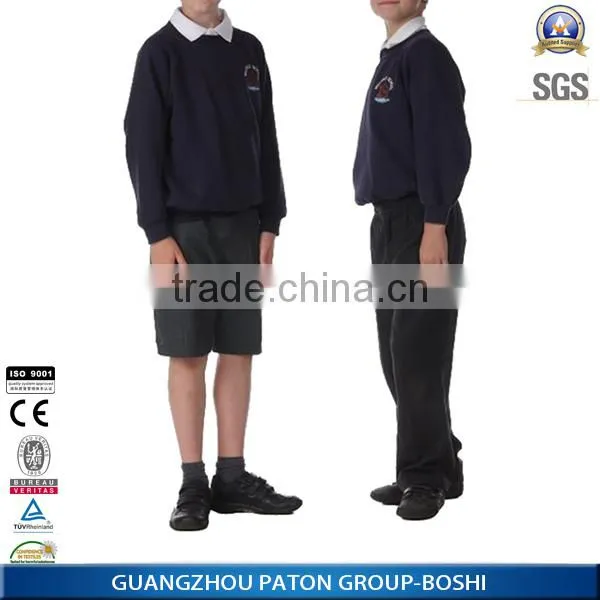 Classic Unisex Design School Uniform Sweater For Students Wear photo-5