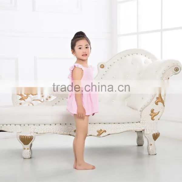 Newest Style Baby Girls' 2pcs Outfits,100%cotton Lace Outfits photo-6