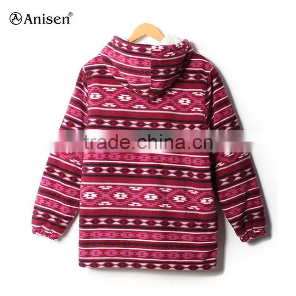 Oem Wholesale Cheap Printed Fleece Women Jacket photo-2
