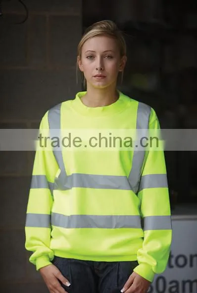 Reflective Safety Women Sweatshirt Hoodie photo-4
