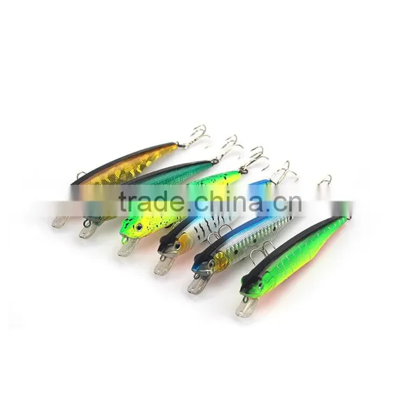 10cm 3d Eyes Life-like Bass Pike Swimbait Shad Tackle Minnow Plastic Fishing Lure Bait Hard photo-4