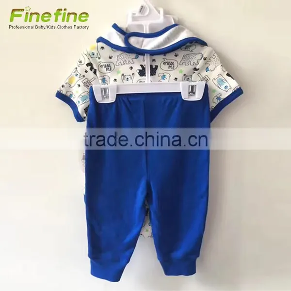 Cheap Newborn Fancy Fresh Cotton Baby Clothing Set Wholesale photo-3