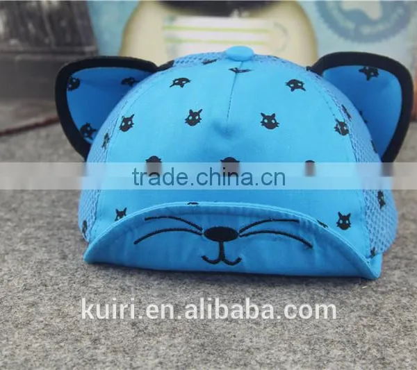 Unisex Kid Child Baseball Cap Snapback Hat Cute Cat Ears Cap photo-6