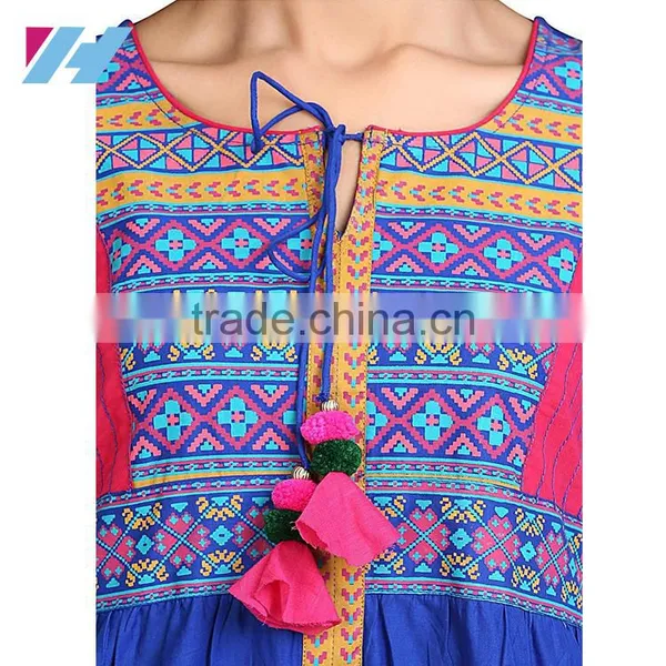 Ladies New Fashion Apparel Fancy Long Kurta Design photo-3