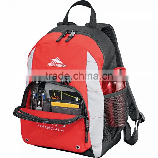 High Sierra Impact Backpack - Large Main Compartment, Media Player Pocket With Headphone Port and Comes With Your Logo. photo-4