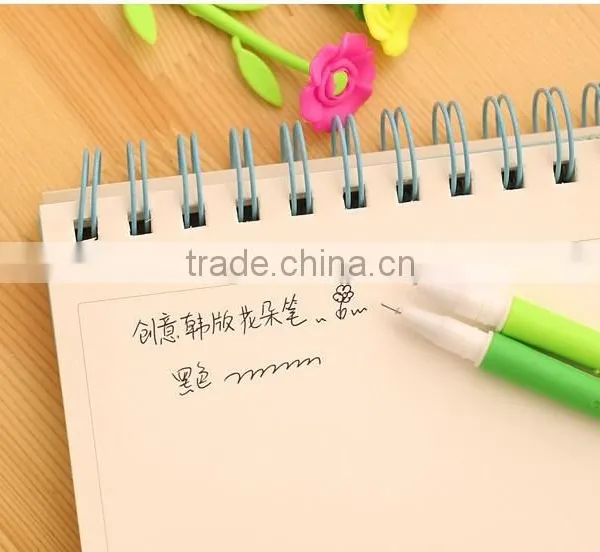 Flower Shape Gel Pen Plastic Ballpoint Pen 0.38mm Penfor Office & Student photo-5