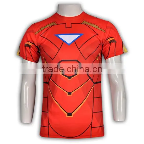 BSCI/ISO9001 Factory Dry Fit Breathable Fabric Italy Sublimation Ink Hotsale Cheap Sublimation Prints on t Shirts photo-3