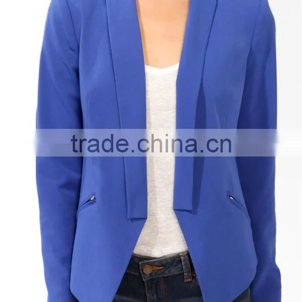 Shawl Collar Cutaway Blazer photo-4