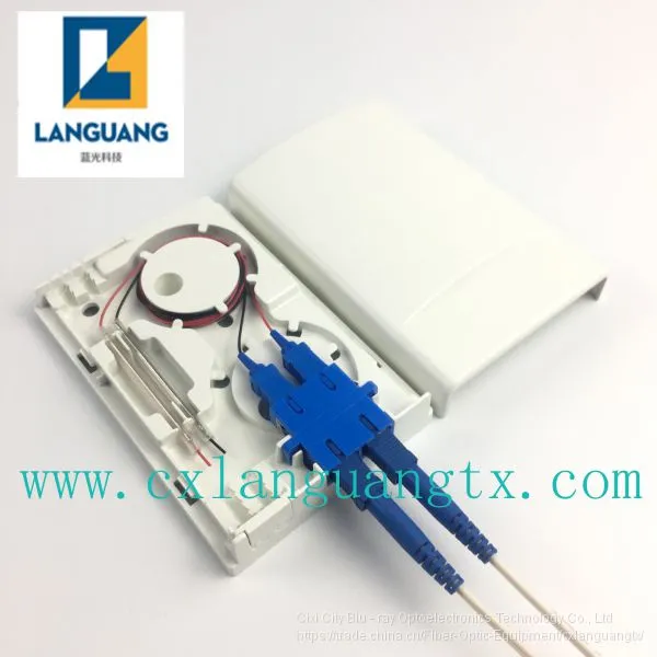 2 CORE SC/APC FTB Wall Mounting Socket Panel Simplex photo-5