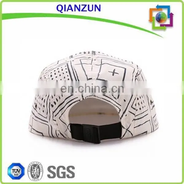 Custom 5 Panel Camp Cap Design Your Own Plain 5 Panel Hat Cap photo-3