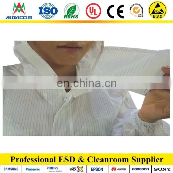 Garment Factory, Stripe and Grid Cleanroom ESD Jumpsuit photo-5