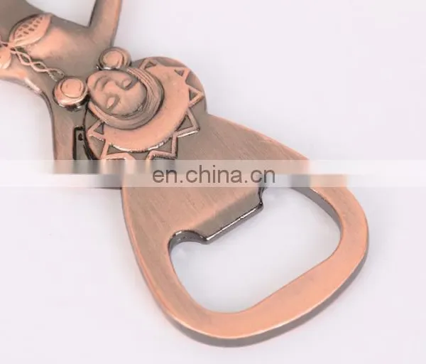 Hot Sale Meytal Antique Style Sexy Russian Lady Wine Keychain Bottle Opener photo-3