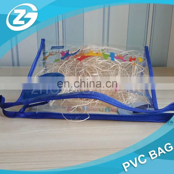 Hot Sale Waterproof PVC Cosmetic Clear Zipper Bag photo-2