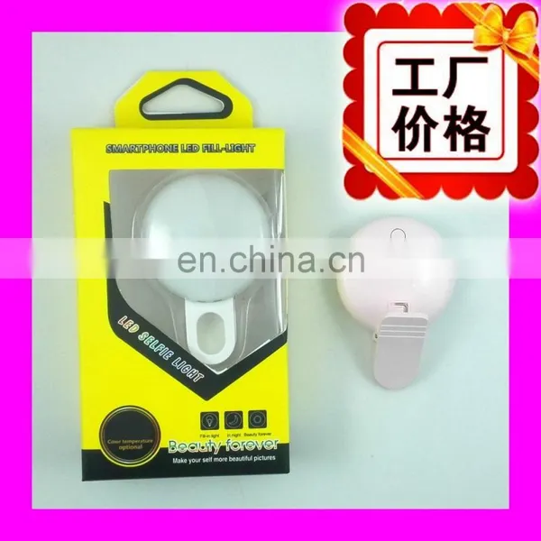 New Hot Sales Cold and Warm Led Light Switch Round Selfie Light For All Brands Mobile Phone photo-4