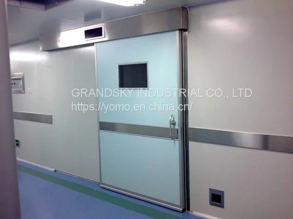 High-quality Operating Room Automatic Door Medical Purification Hospital Steel Sliding Airtight Door photo-3