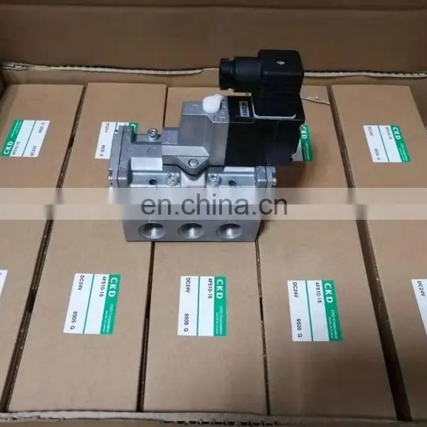 CKD 5 Way Valve 4F510-15 AC220V DC24V Stainless Steel photo-6