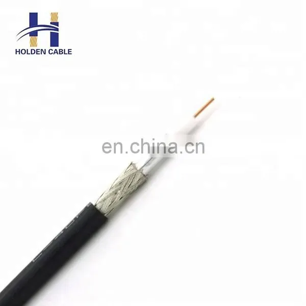 Online China Shop Al/cu Braided Rg6 75 100 Ohm Coaxial Cable for Antenna or Communication photo-5