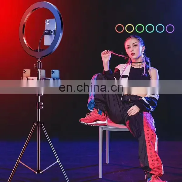 Cross-border Dedicated for RGB Live Lights Multi-standard Ring Fill Light Beauty Fill Light Colorful Lights photo-2