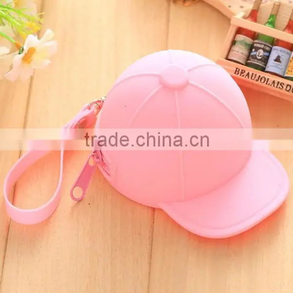 Hotest Design Silicone Rubber Mini Cap Coin Purse Trend Women Coin Handbag Purse Supplier's Choice photo-5