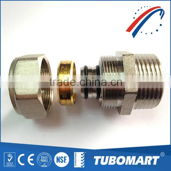 China Factory High Quality TM-100 Male Straight Screw Fitting Brass Fitting for PAP Pipe photo-2