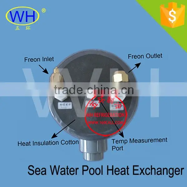 1.0 HP 3.0KW Titanium Heat Exchanger for Swimming Pool photo-2