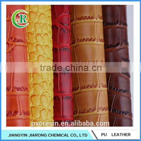 Crocodile Pattern Imitation PU Leather for Furniture photo-3