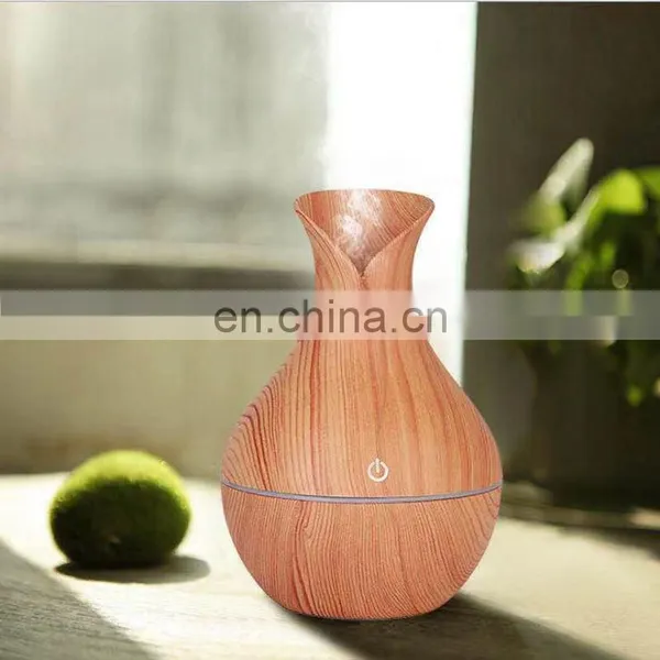 Home Appliance Custom Color Touch Switch and LED Strips Vase Shape Room Air Humidifier photo-4