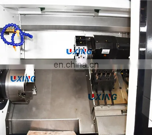 Higher Precision Gang Type Tool 45 Degree Slant Bed TCK6336 Small Cnc Lathe Machine Turning Center photo-4