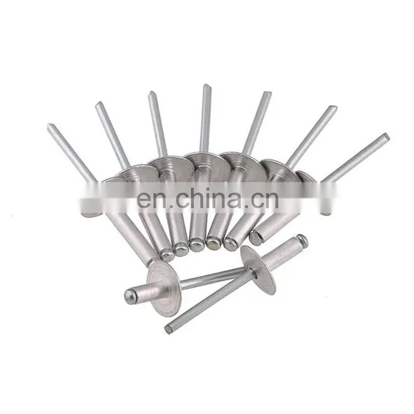 4.8*19mm Large Flange Blind Rivet Din7337 Dome Head Pop Rivet 5052 Aluminum Blind Rivet photo-3