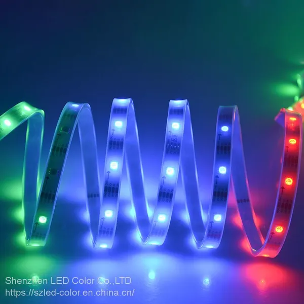 APA102 RGB 30D LED Light Waterproof 5050 Multi Color LED Strip LC8823 photo-3