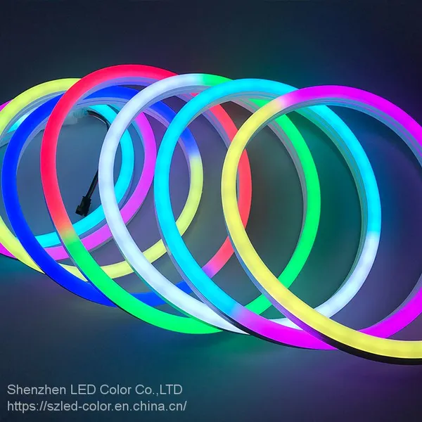 DC12V WS2811 Silicone Neon Tube Colorful Waterproof Neon Flex Strip photo-5