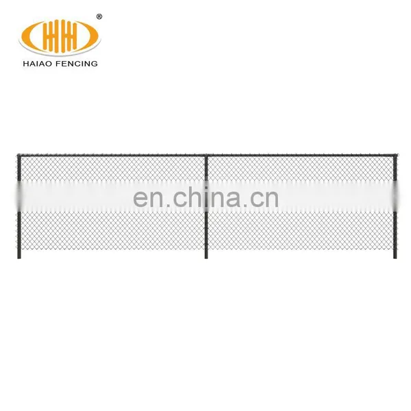 2021 New Arrival Black PVC Coated Chainlink Fence Chain Link Fence for Football Playground photo-4